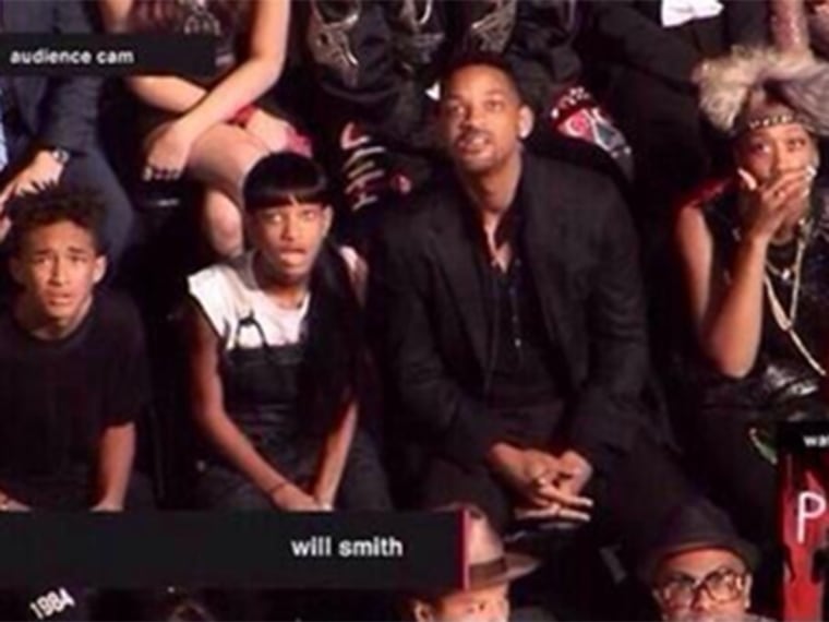 The Smith family at the VMAs.