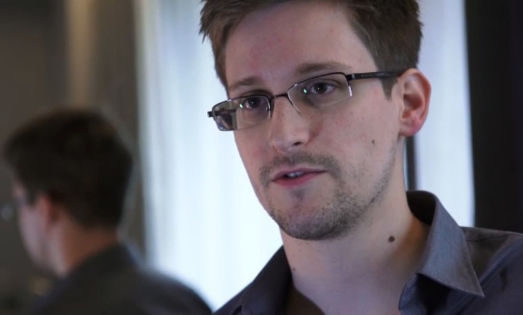 A still frame grab recorded on June 6, 2013 and released to AFP on June 10, 2013 shows Edward Snowden speaking during an interview with The Guardian newspaper at an undisclosed location in Hong Kong.