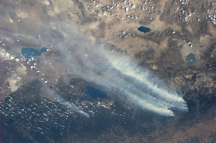 Image: View of fire from space