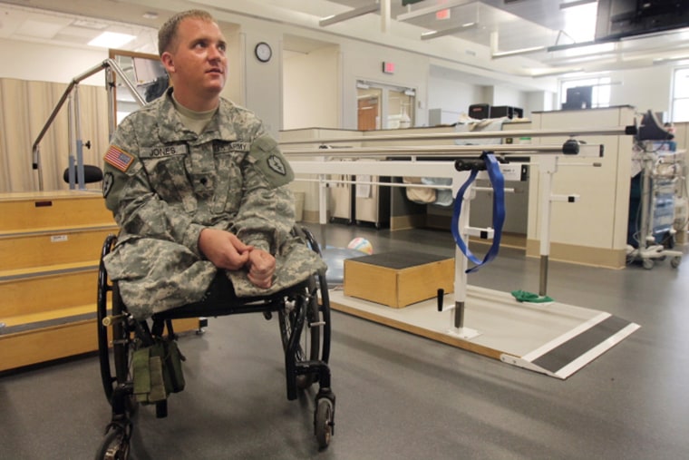 Now an outpatient at the VA polytrauma center in San Antonio, Texas, Terence