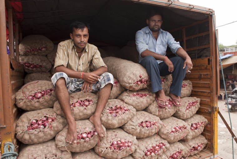 Onion prices have surged in India.