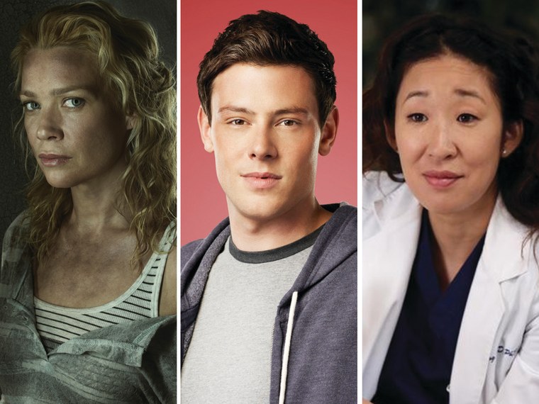 Image: Walking Dead, Glee, Grey's Anatomy