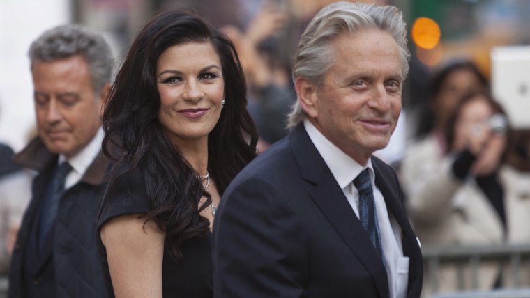 Catherine Zeta-Jones and Michael Douglas.