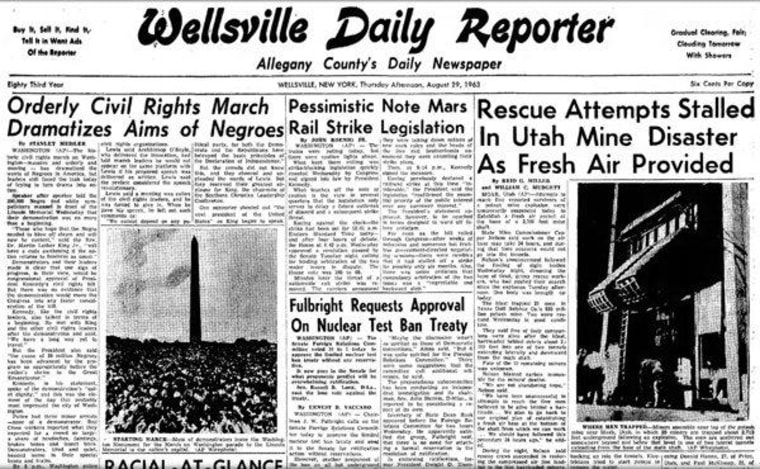 Wellsville Daily Reporter (AP), August 29, 1963