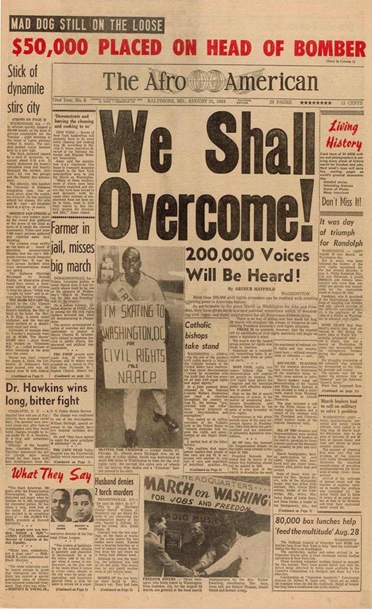 The Afro American, August 31, 1963