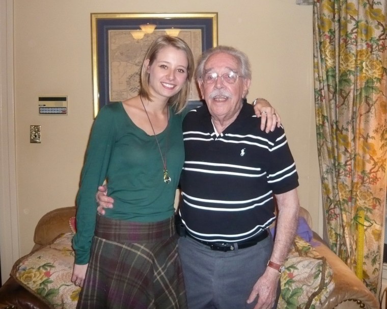 Image: Catherine Castellanos and her grandfather