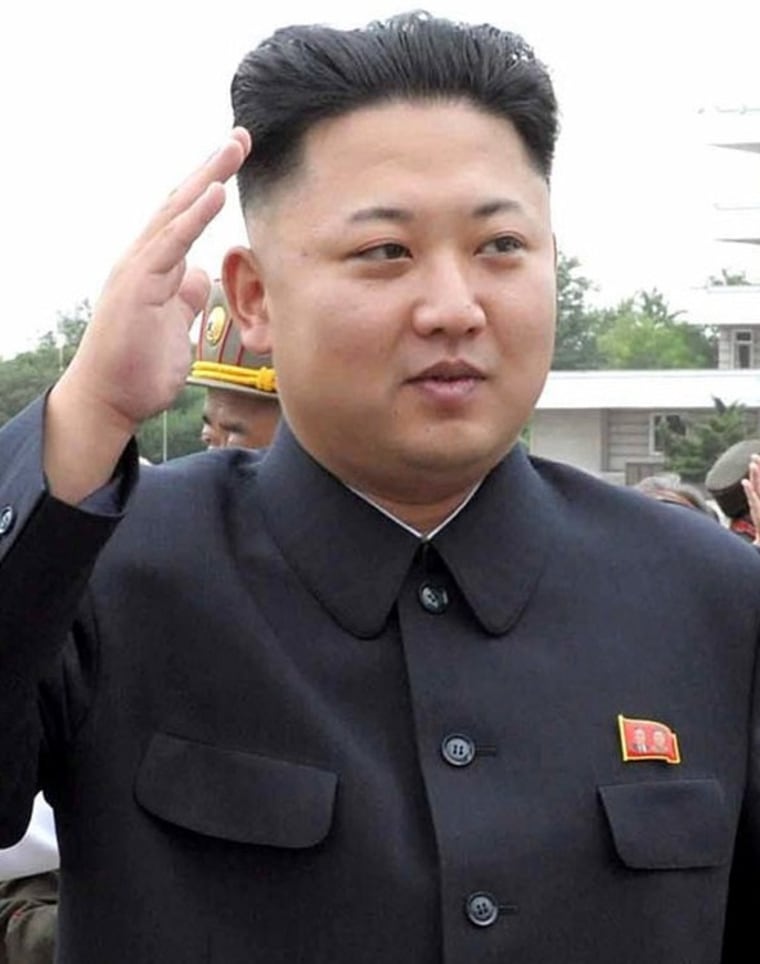 North Korean leader Kim Jong Un, seen on Aug. 3, 2013. No confirmation has been made about a report that his ex-girlfriend was executed by a firing squad.