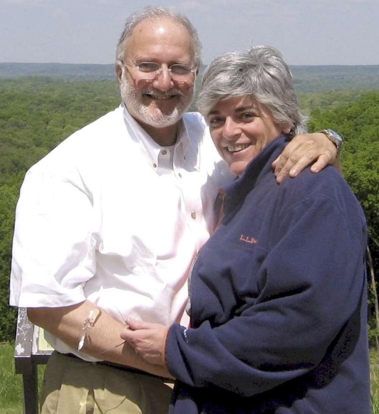 Alan Gross (left, with wife Judy) went to trial March 4, 2011 in Cuba on charges he sought to undermine Cuba's government by bringing communications equipment onto the island illegally. A court found the U.S. contractor guilty of crimes against the state and sentenced him to 15 years in prison.