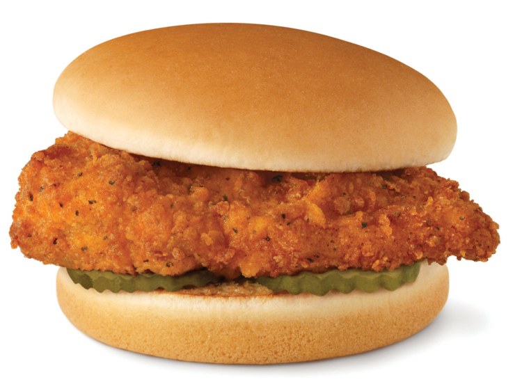 The Spicy Chicken Sandwich is the first new sandwich for Chick-fil-A since the Chargrilled Chicken Sandwich was introduced in 1989. (PRNewsFoto/Chick...