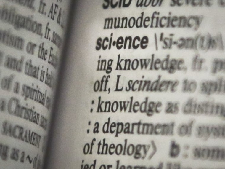 Merriam-Webster says \"science\" is its word of the year.