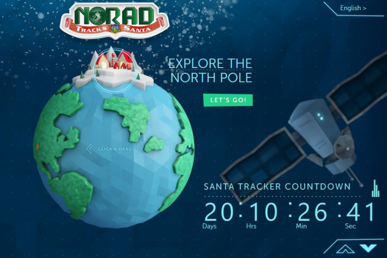 Microsoft and NORAD have teamed up to build the Santa Tracker website.