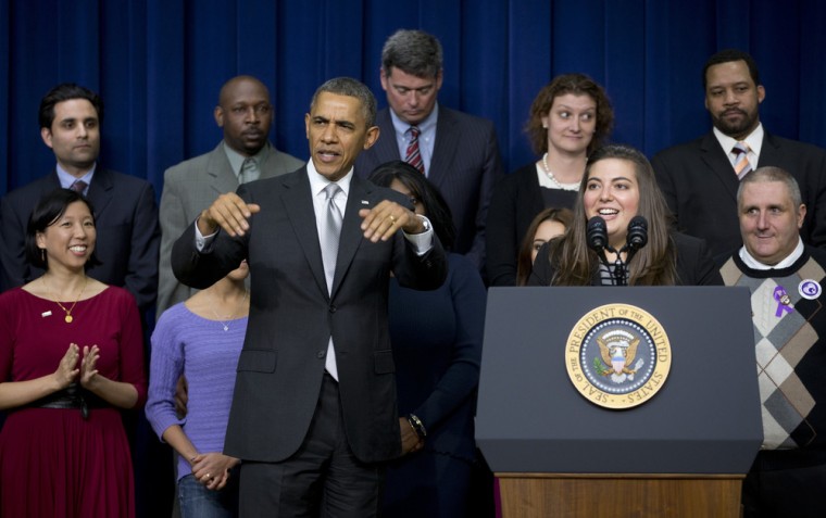 President Barack Obama at a health care event, Tuesday, Dec. 3, 2013, in Washington.