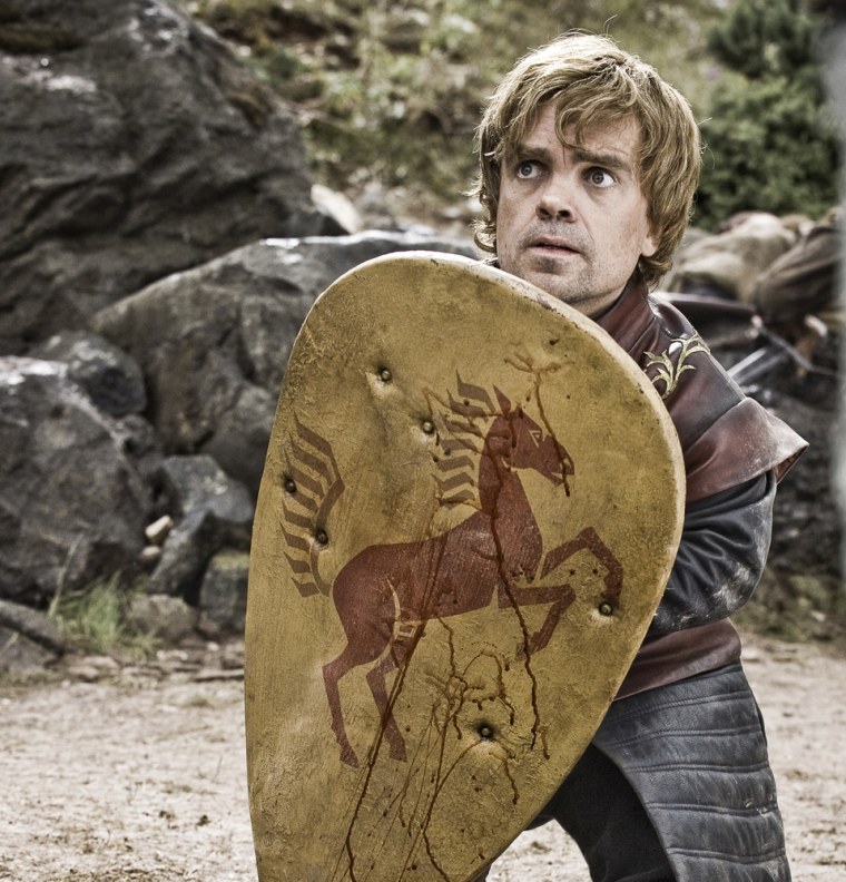 Peter Dinklage as Tyrion Lannister on