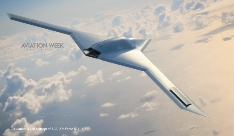 IMAGE: Aviation Week conceptual image of U.S. Air Force RQ-180
