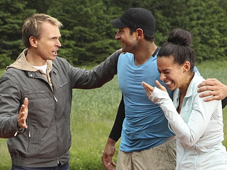 Image: Phil Keoghan, Jason Case and Amy Diaz