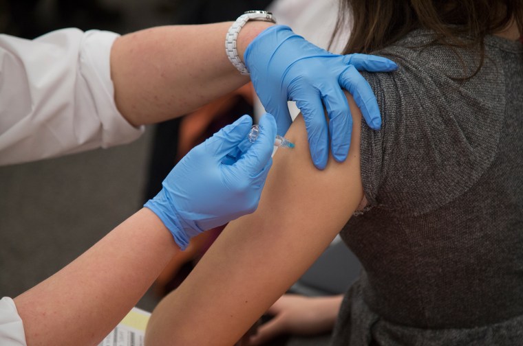 Meningitis B vaccine clinic, Princeton University