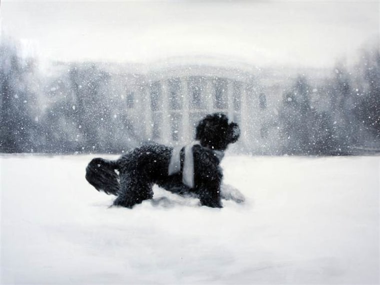 The White House Christmas card from 2012.