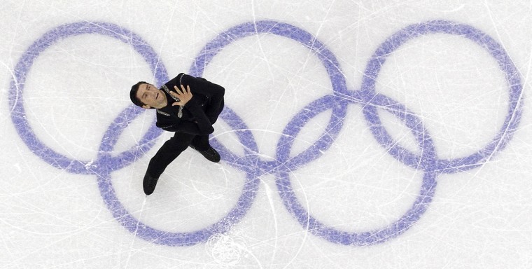 Lysacek, an Olympic gold medalist in 2010, has cut short his bid to qualify for the 2014 Winter Olympics due to a labrum tear in his left hip but has not ruled out an eventual return to competitive skating.
