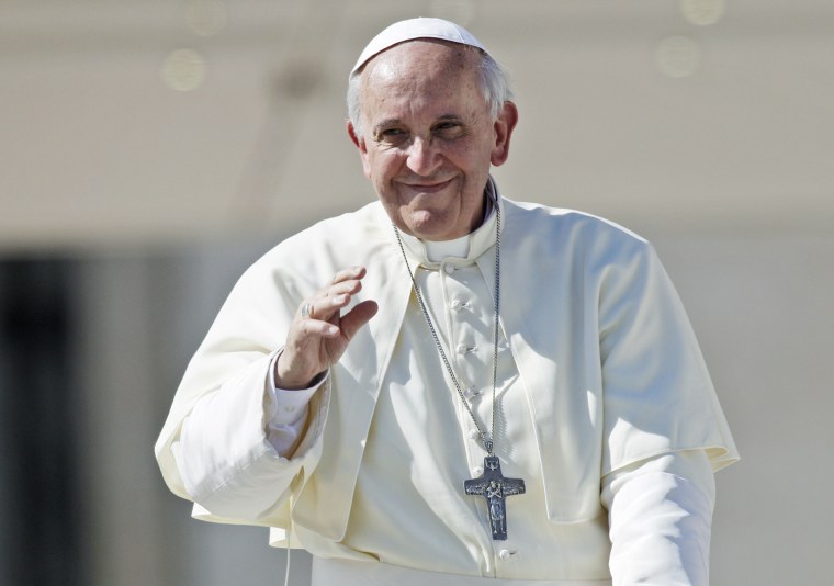 File: Pope Francis delivers his blessing on Oct. 2.