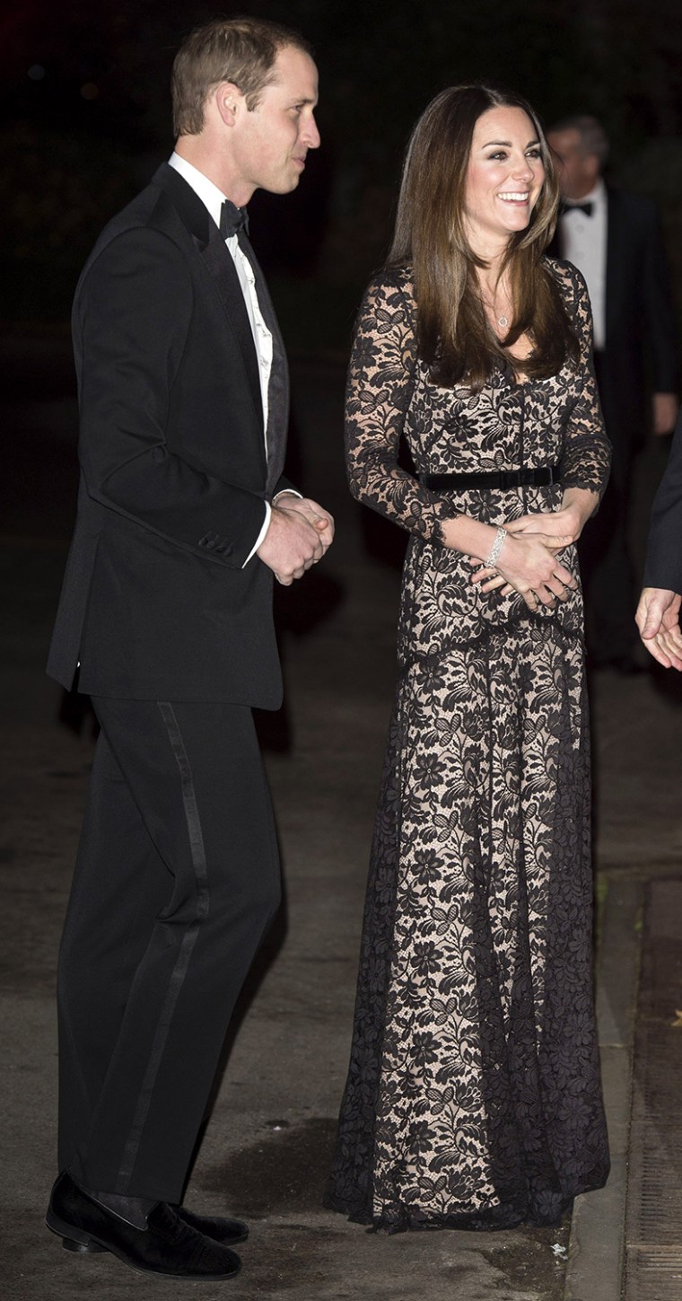 LONDON, ENGLAND - DECEMBER 11:  Catherine, Duchess of Cambridge and Prince William, Duke of Cambridge attend Screening of David Attenborough's Natural...