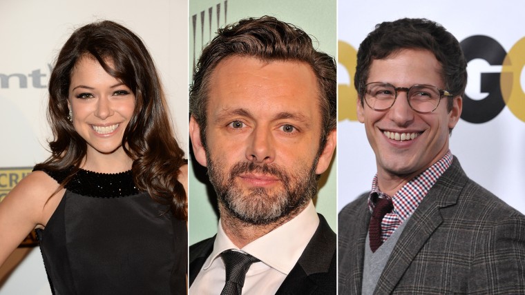 Image: Tatiana Maslany, Michael Sheen, Andy Samberg