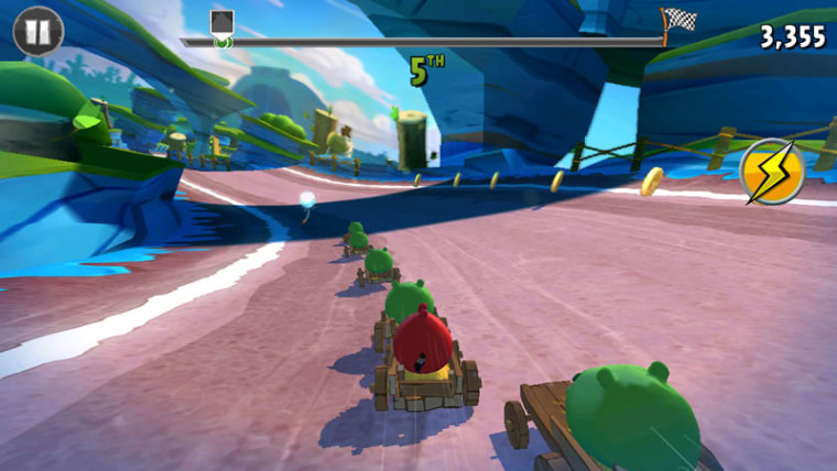 \"Angry Birds Go!\" looks surprisingly good for the first 3D mobile game in the series' history.