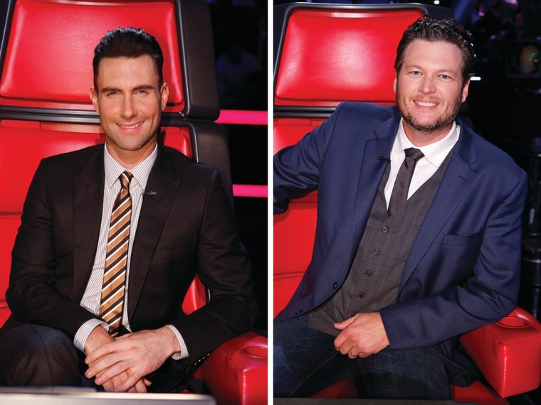 Image: Adam Levine, Blake Shelton