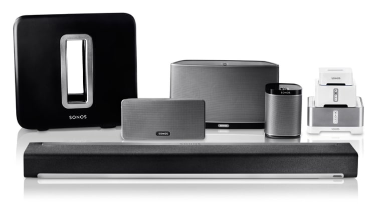 Sonos family of wirelessly synced speakers