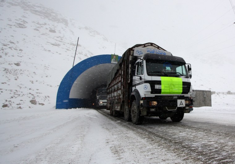 Located at 11,000 feet elevation, the Salang Tunnel is the only pass connecting cities in northern Afghanistan to Kabul.