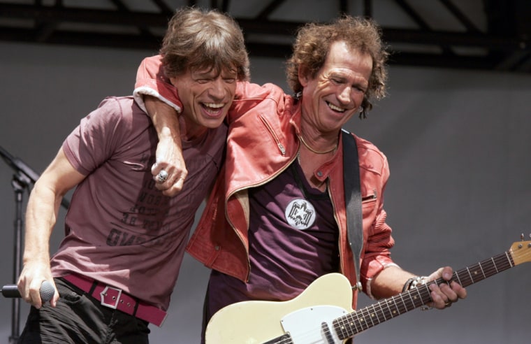 Image: Mick Jagger and Keith Richards