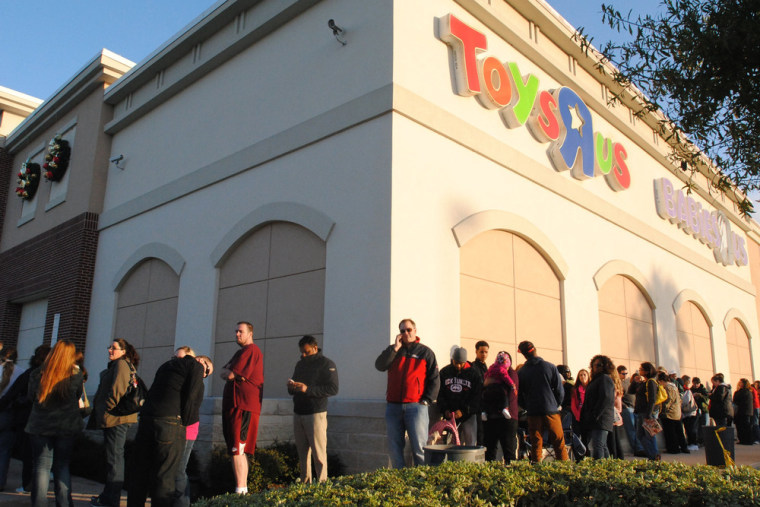 First Kohl's said it would stay open 100 hours straight until Christmas. Then, Toys R Us jumped on the holiday shopping marathon bandwagon.