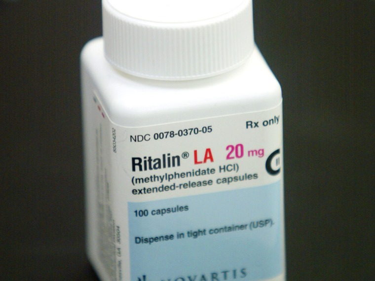 A bottle of Ritalin