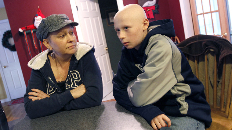 Karen and Owen Perry, mother and son, are each battling their own cancers.