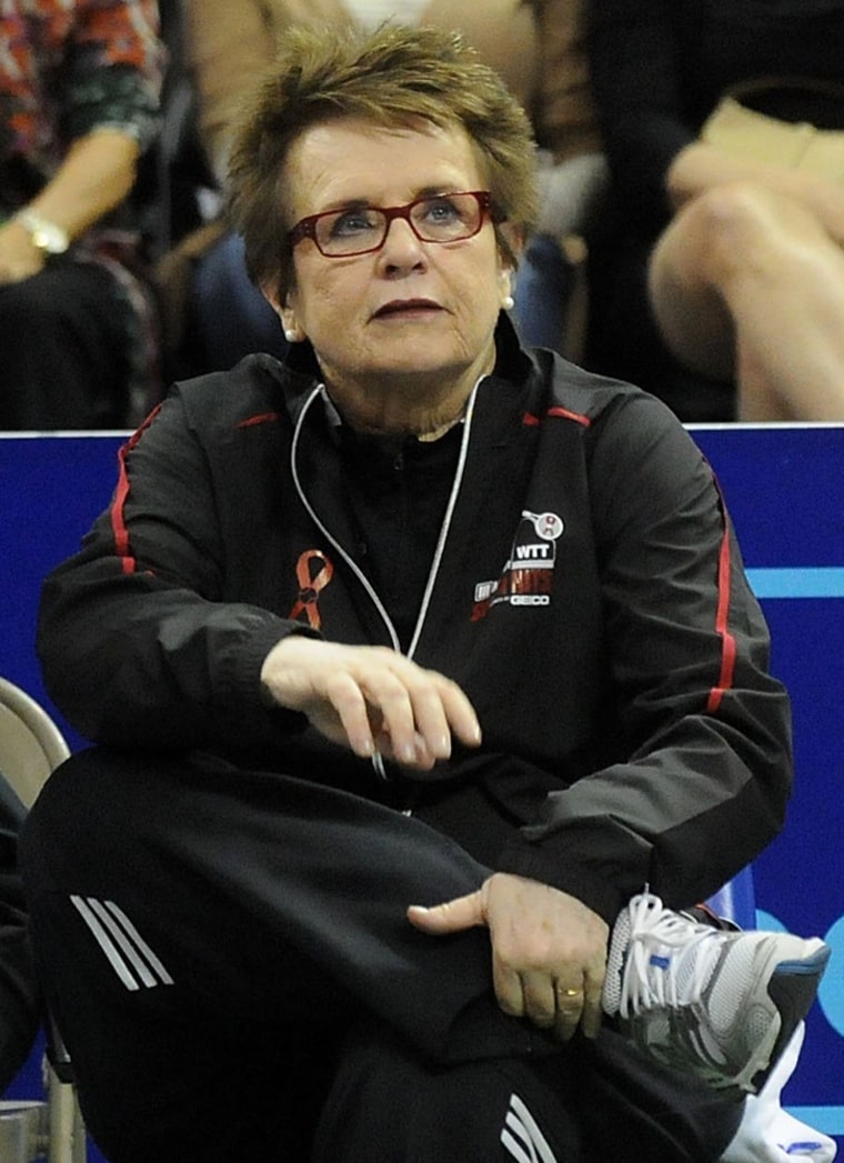 Billie Jean King is part of the official U.S. delegation to the Sochi Olympics.