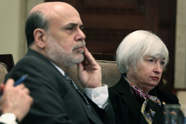The Fed tapers. Fed chairman Ben Bernanke and his colleagues decided the central bank would begin to cut back on the stimulus program that has helped support the economy since the Great Recession.