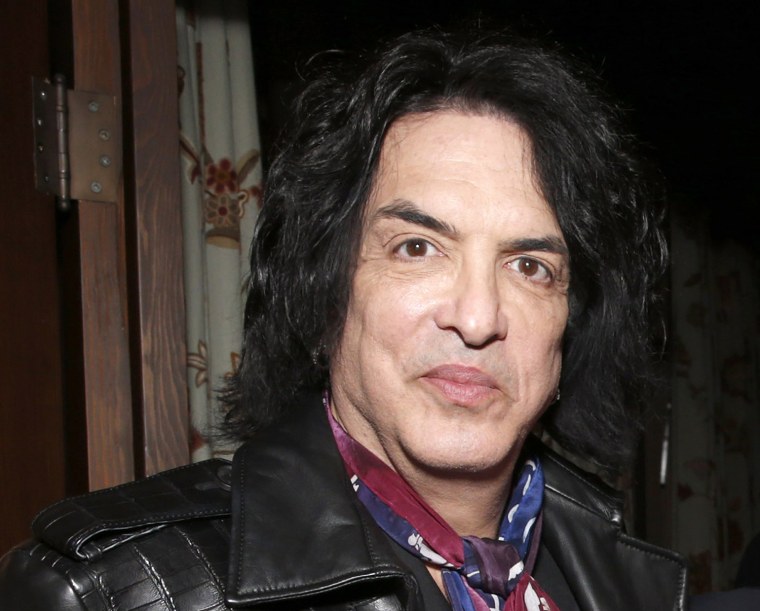 Paul Stanley attends a Grammy party in Los Angeles on Feb. 10, 2013.