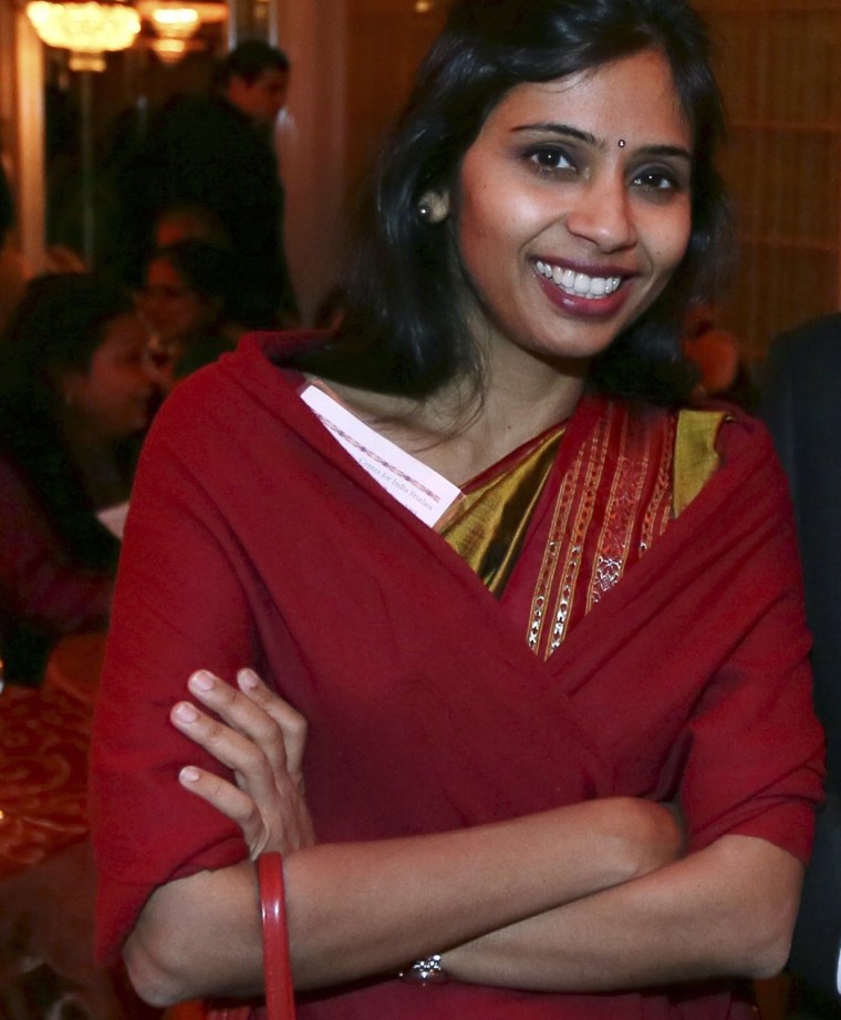 Devyani Khobragade, India's deputy consul general, during a fundraiser on Dec. 8.