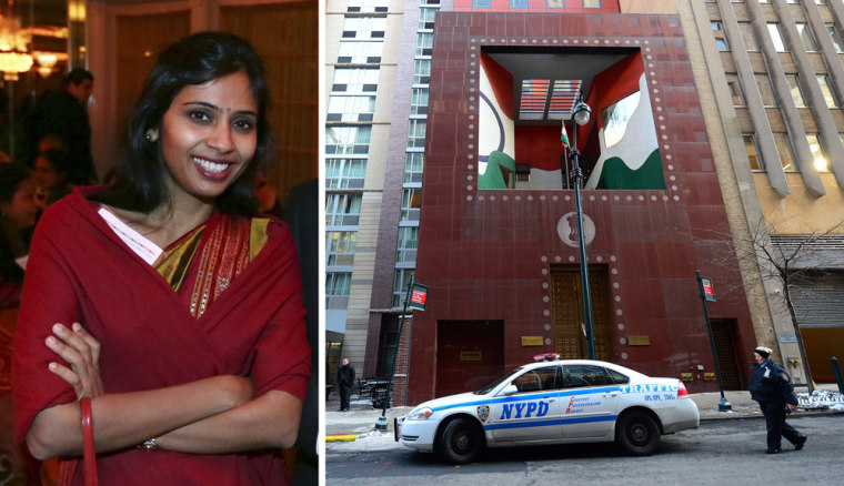 Devyani Khobragade, India's deputy consul general, has been transferred to a post at India's United Nations permanent mission in New York, right.