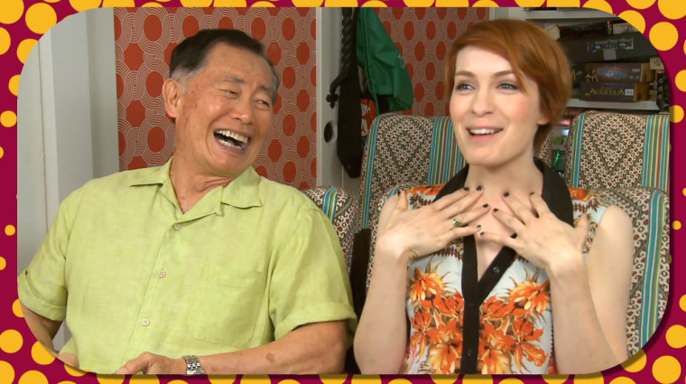 Felicia Day recently introduced George Takei to video games for the first time, and the results are glorious to behold.