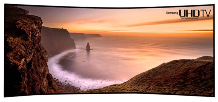 IMAGE: Samsung 105-inch Curved UHD TV