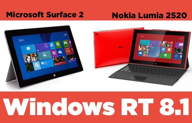 IMAGE: Microsoft Surface 2, Lumia 2520