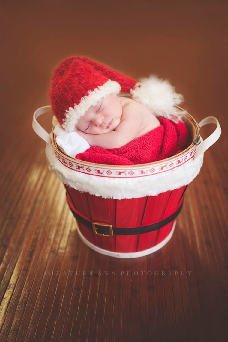 Mackenzie Merrill, born Dec. 6, was just nine days old in this photo.