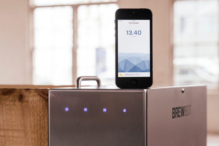 The Brewbot, a machine that helps its users brew their own beer with the aid of a smartphone, was a successful Kickstarter project in 2013.