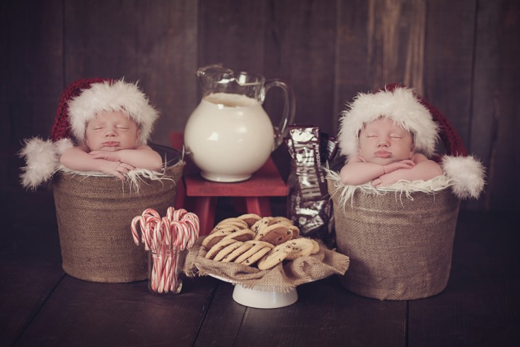 These Yuba City twins get into the holiday spirit.