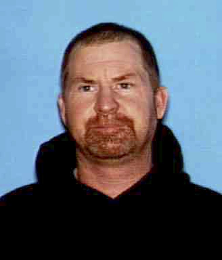 Shane Miller, 45, is suspected of a triple homicide at his home in rural Northern California.