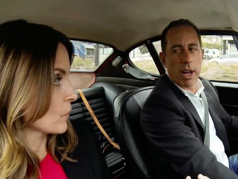 Jerry Seinfeld Still Driving Chatting With Tina Fey Howard Stern More