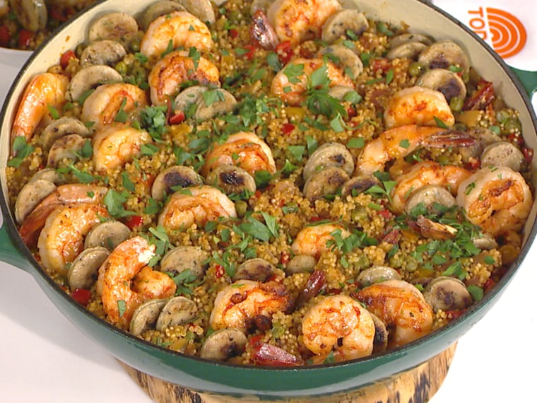 One pot shrimp paella