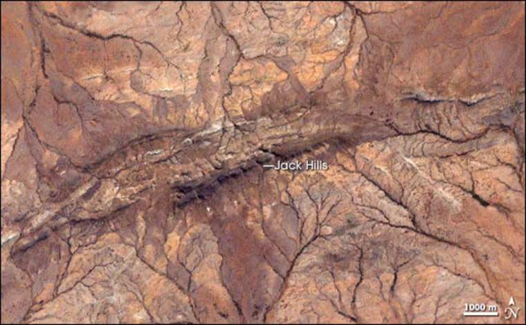 IMAGE: satellite image of Western Australia’s Jack Hills