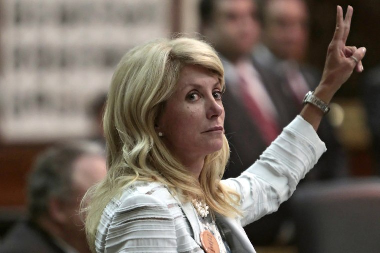 State Sen. Wendy Davis 13-hour filibuster helped defeat a restrictive abortion bill in Texas. The bill eventually passed at a special session of the legislature.