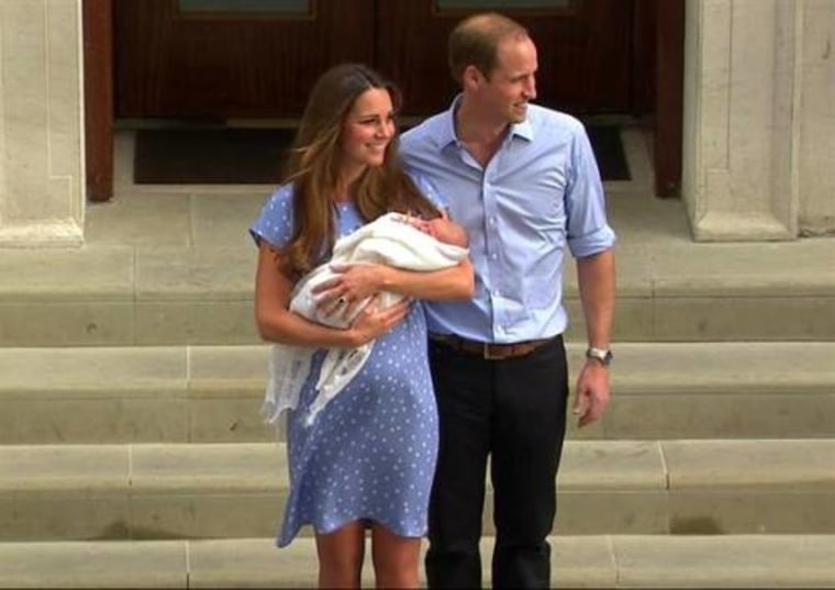 BREAKING: Prince William and Duchess Kate debut their royal prince!